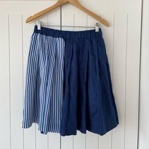 Jcrew linen and silk skirt